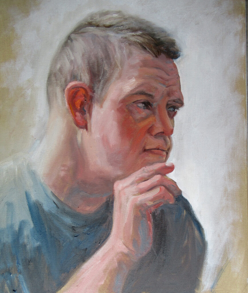 Zack — oil painting by Marylou Chibirka